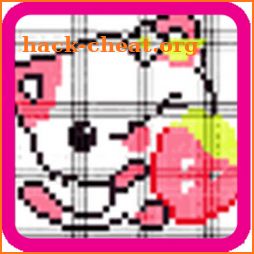 Cross Stitch Animal Art Pixel icon