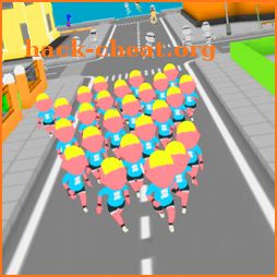 Crowd Run 3D : Multiplayer icon