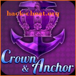 Crown and Anchor classic dice game icon