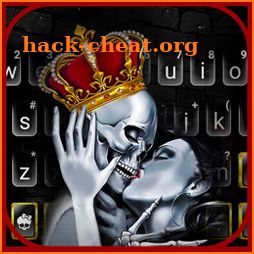 Crown Skull Kiss Keyboard Theme icon