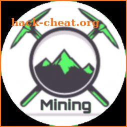 Crypto coin cloud mining icon