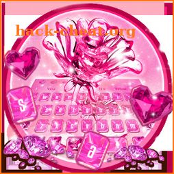 Crystal Glitter Love Rose Keyboard icon