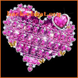 Crystal Pink Love Keyboard icon