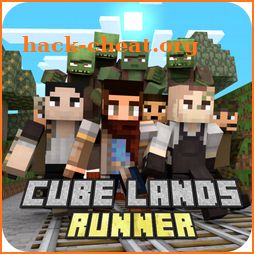 Cubelands Runner: Zombie Escape icon
