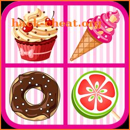 Cupcake & Desserts Kids Memory Matching Game icon