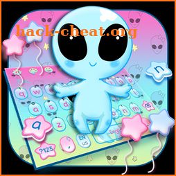 Cute Alien Keyboard icon