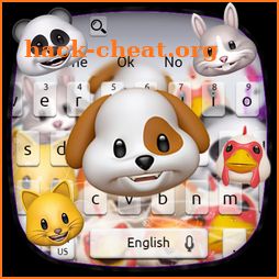 Cute Animal Emoji Keyboard Theme icon