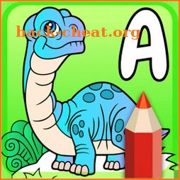 Cute Animated Dinosaur Coloring Pages icon