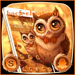 Cute Autumn Owl Theme icon