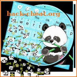 Cute Bamboo Panda Gravity Keyboard Theme🐼 icon
