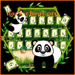 Cute Bamboo Panda Keyboard icon