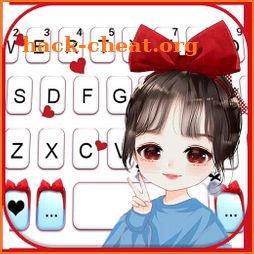 Cute Bowknot Girl Themes icon