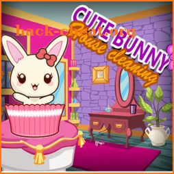 Cute Bunny House Cleaning Game icon