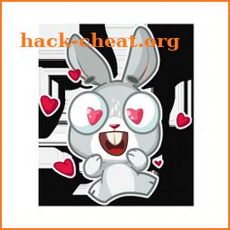 🐰Cute Bunny Stickers For Free - WAStickersApp icon