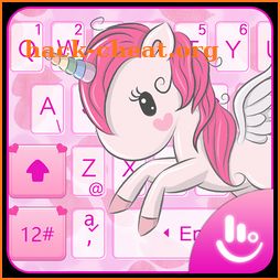 Cute Cartoon Unicorn Keyboard Theme icon