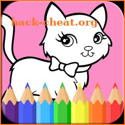Cute Cat Coloring Book icon
