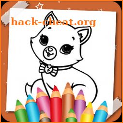 Cute Cat Coloring Pages icon