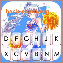 Cute Cheerleader Keyboard Theme icon