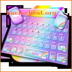 Cute Colourful Rainbow Keyboard Theme icon