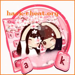 Cute Couple Love Keyboard Theme icon