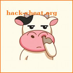Cute Cow Sticker for WhatsApp icon