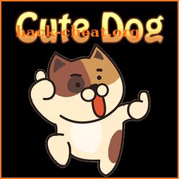 Cute Dog Keyboard Sticker icon