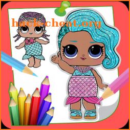 Cute Dolls Coloring Pages 🌈 (offline) icon