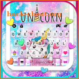 Cute Dreamy Unicorn Keyboard Background icon