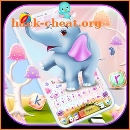Cute Elephant Keyboard icon