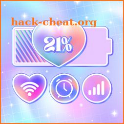 Cute Emoji Battery Widget icon