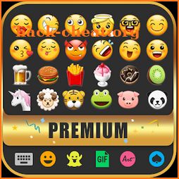 Cute Emoji Keyboard Premium - GIF, Emoticons icon