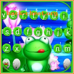 Cute Frog 3d Keyboard Theme icon