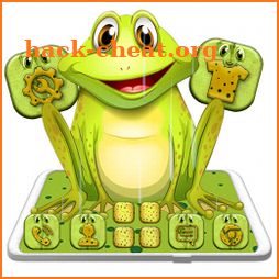 Cute Frog Cartoon Launcher Theme icon