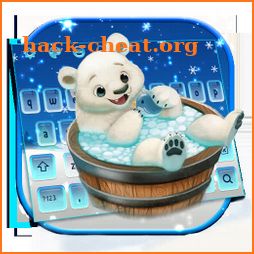 Cute Ice Bear Keyboard Theme icon