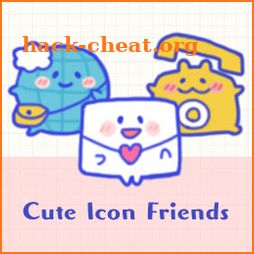 Cute Icon Friends Theme +HOME icon