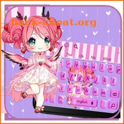 Cute Kawai Girl Keyboard theme icon