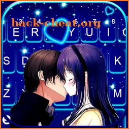 Cute Kiss Keyboard Background icon