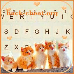 Cute Kittens Keyboard Background icon