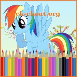 Cute Litle Pony Beautiful - Coloring Book icon