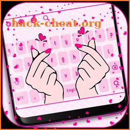 Cute Love Hands Keyboard Theme icon