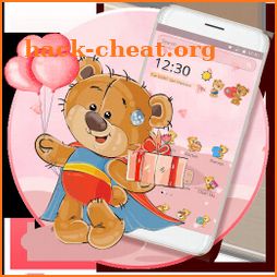 Cute Love Teddy Bear Theme icon
