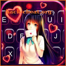 Cute Lovely Girl Keyboard Theme icon