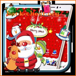Cute Merry Christmas Launcher Theme HD Wallpapers icon