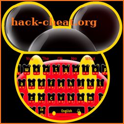 Cute Micky Bow Keyboard Theme icon