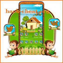 Cute Monkey House Theme icon