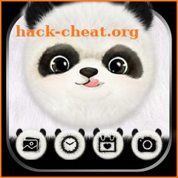 Cute Panda Launcher Theme Live HD Wallpapers icon