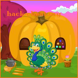 Cute Peacock Rescue Kavi Game-385 icon