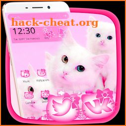 Cute Pink Cat Theme icon