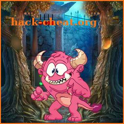 Cute Pink Monster Rescue Best Escape Game-378 icon