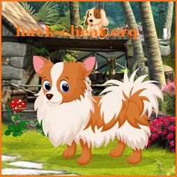 Cute Puppy Rescue Best Escape Game-377 icon